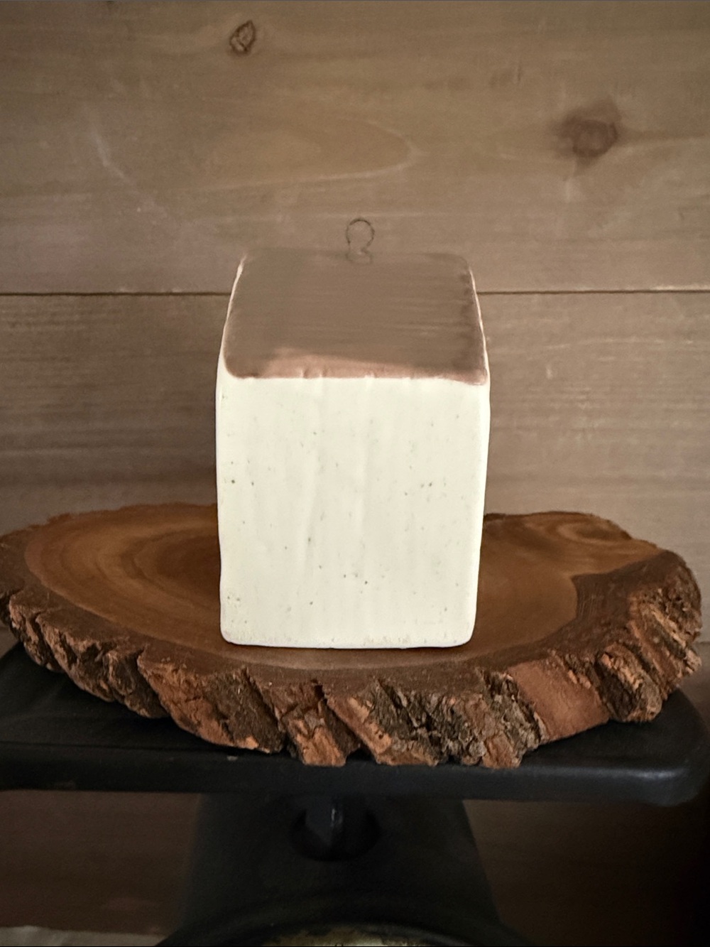 Small Stoneware House Figurine - Picture 4 of 11
